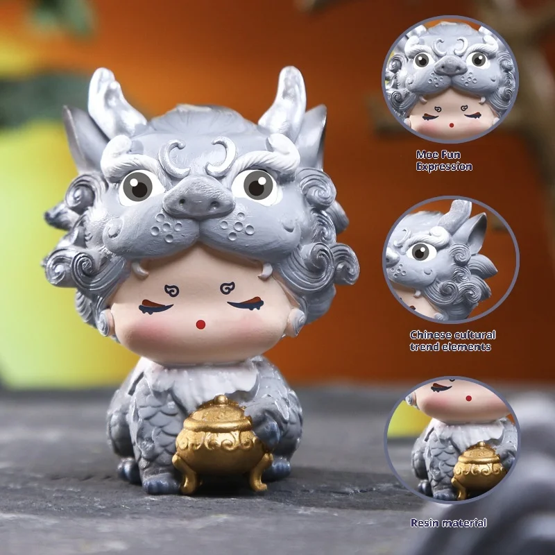

Creative Spirit Beast JiWa Trendy Blind Box Figure Personalized Decorative Furniture Ornament Collectible Toy Surprise blind box