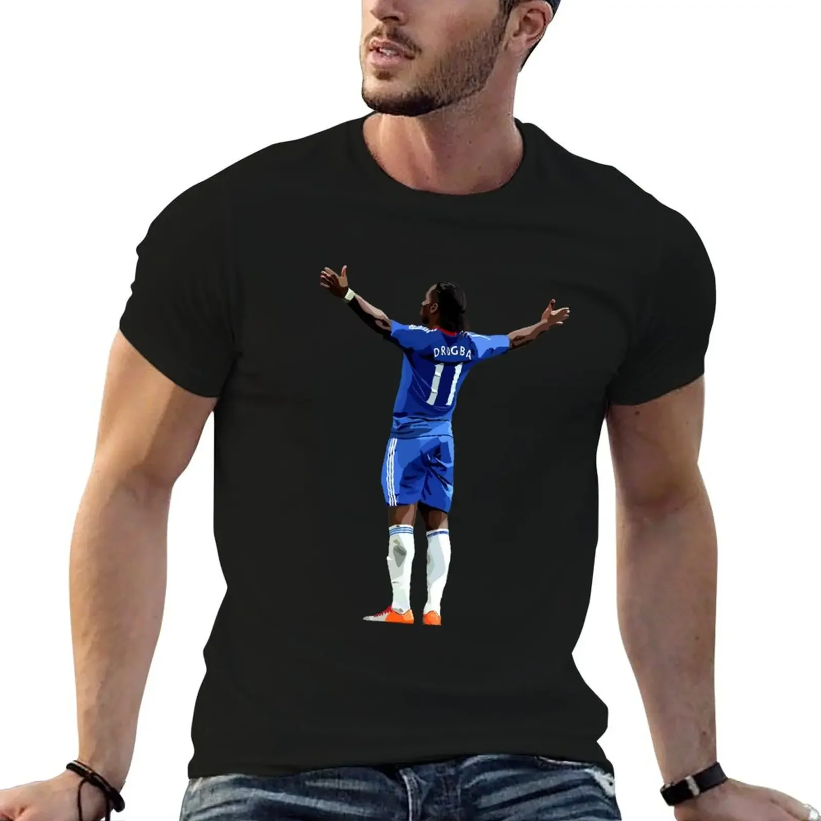 

Legend Didier Drogba T-Shirt anime stuff cheap stuff cotton graphic tees mens clothes