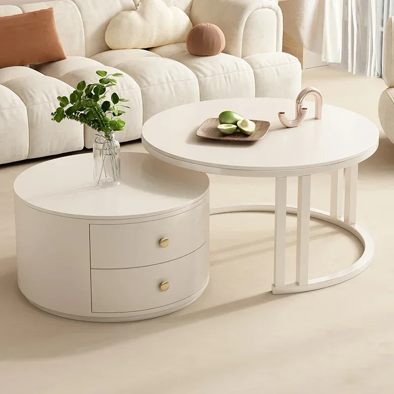 

Luxury Storage Coffee Table Small Modern Nordic Multifunction Coffe Table White Apartamento Stoliki Do Kawy Bedroom Furniture