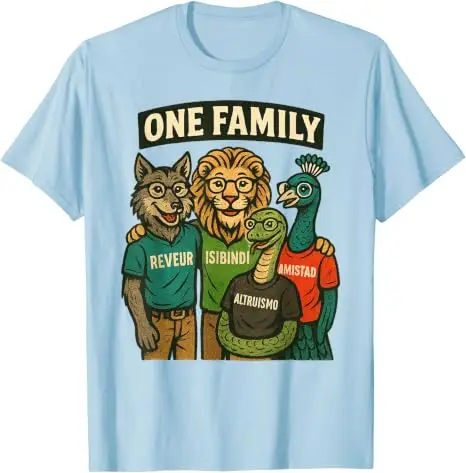 ISIBINDI, REVEUR 4 Häuser 1 Familie T-Shirt Y2k Cartoon Niedliches Grafik-T-Shirt mit Spruch „Reveur“, Haus, Träumer, Rca, Schule, Geist, Geschenk – Detail 13