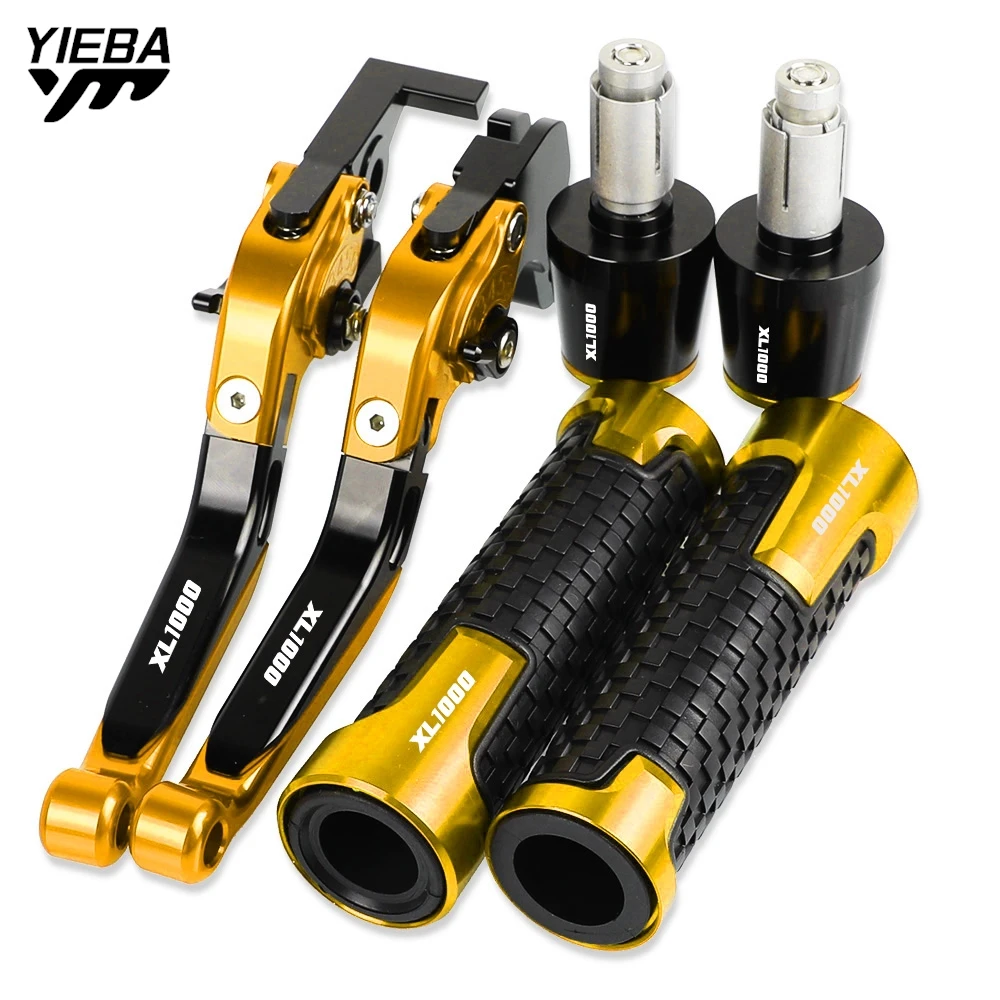 

Motorcycle Brake Clutch Levers Handlebar Hand Grips ends For HONDA XL 1000 VARADERO 1999 2000 2001 2002 2003 2004 2005 2006-2013