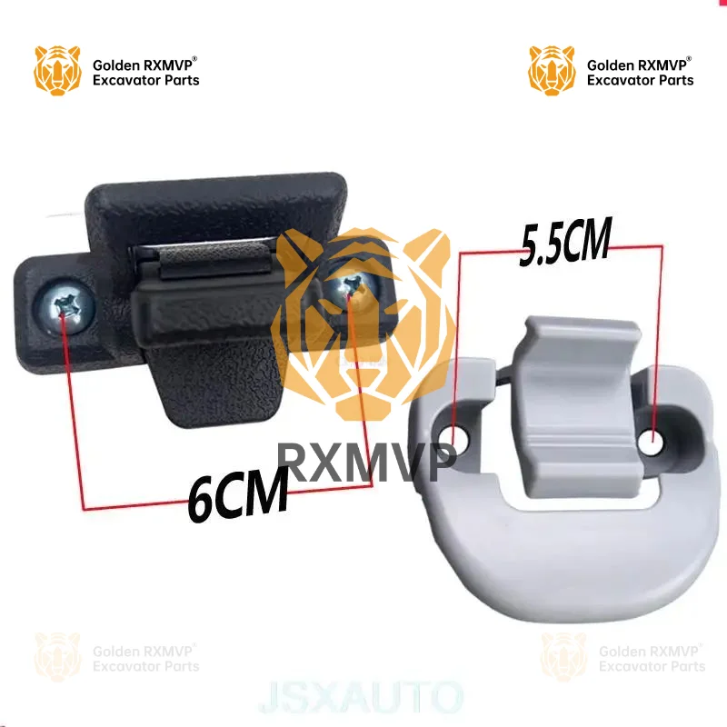 Excavator Sunroof buckle sunroof lock Skylight Buckle Lock Excavator accessories For CATERPILLAR CAT 307C 312C 320C/D 323 336D