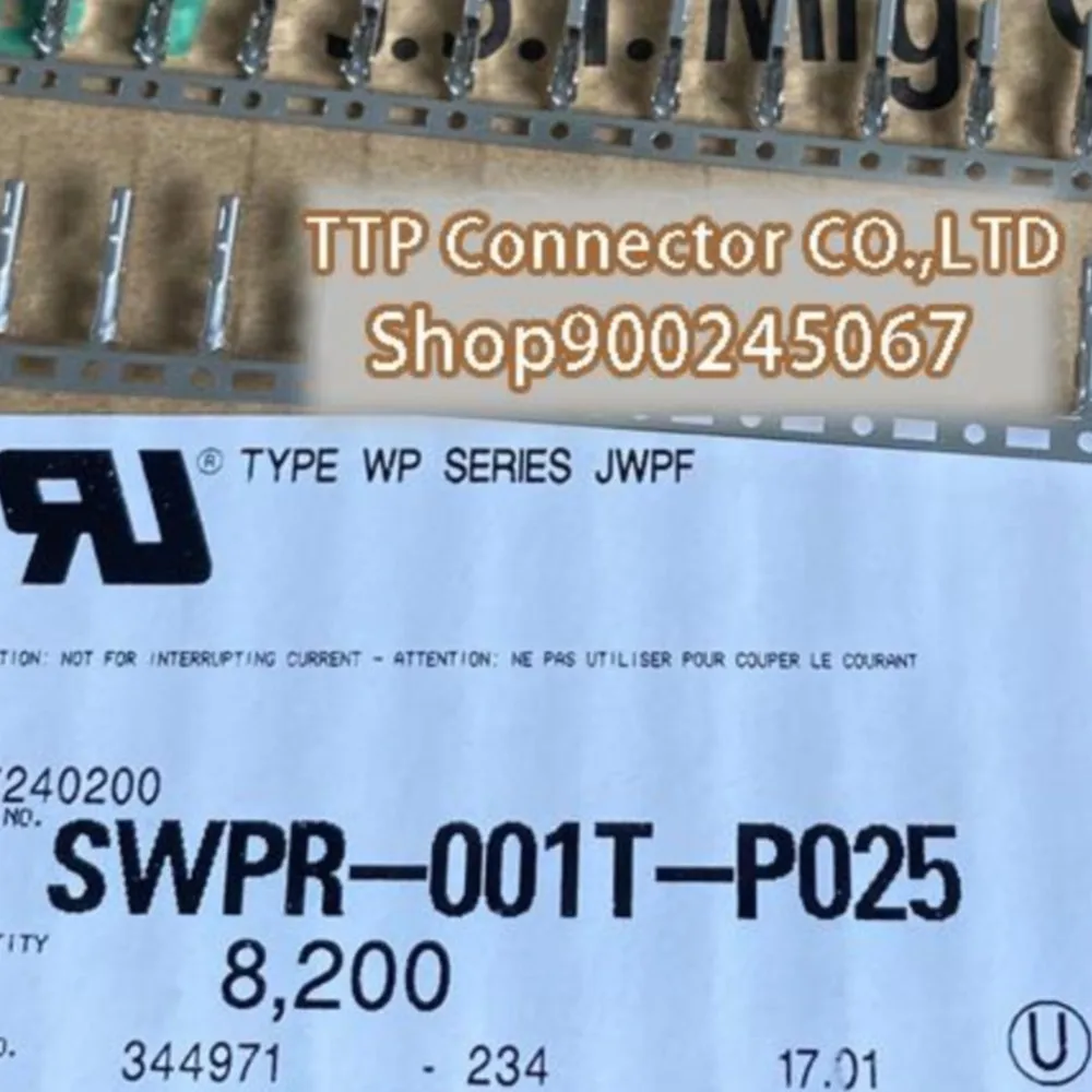 100pcs/lot Connector SWPR-001T-P025 Wire gauge 22-26AWG 100% New and Origianl