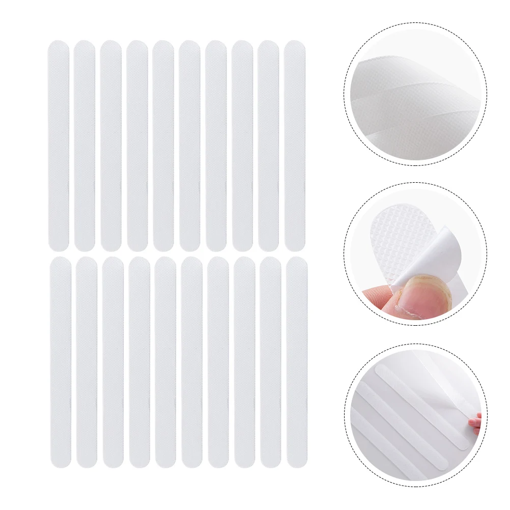 

20Pcs Non-Slipping Sticker Set Easy Install Anti Skid Tape Strip for Bathtub Shower Stairs Safety Grip Solution