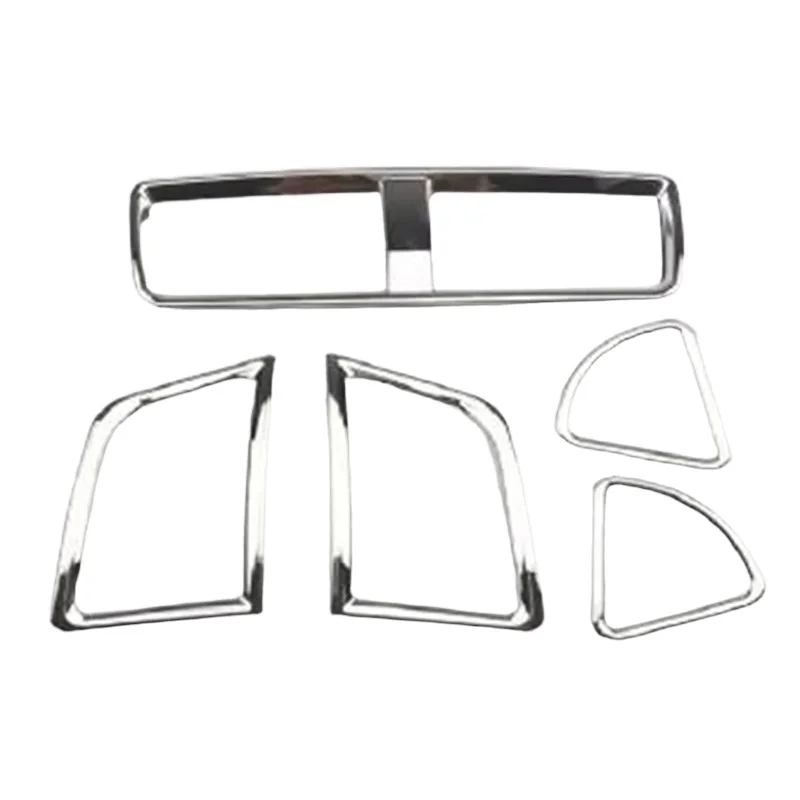 For Mitsubishi Outlander Sport ASX RVR 2013-2023 Chrome A/C Air Outlet Vent Frame Stickers Cover Trim Car Styling