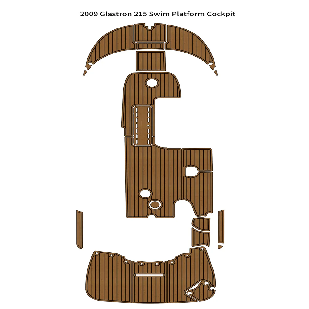 

2009 Glastron 215, платформа для плавания, кокпита, лодка, EVA, пол из тикового дерева, SeaDek, стиль Gatorstep, самоклеящаяся drujyferyy