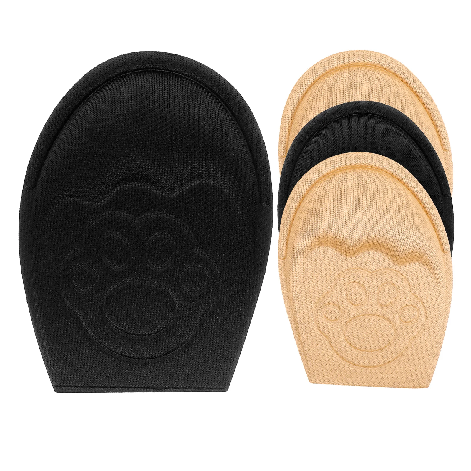 

2pcs Breathable Forefeet Soft Shoe Inserts For Comfortable Fit Cushion Grip Heel Pads Foam Forefeet Support High Heel Comfort