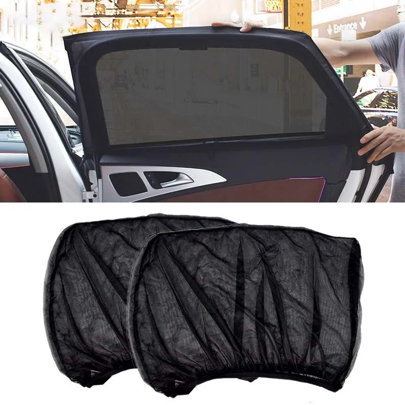 2pcs Car Styling Accessories Sun Shade Auto Uv Protect Curtain For Car Window Sun Protector Camper Window Tesla Model Y