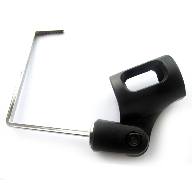 【مخزون محدود!】مشبك ميكروفون الساكسفون قابل للتعديل، حامل عالمي، حامل مشبك لساكس للعروض الحية وتسجيل الاستوديو