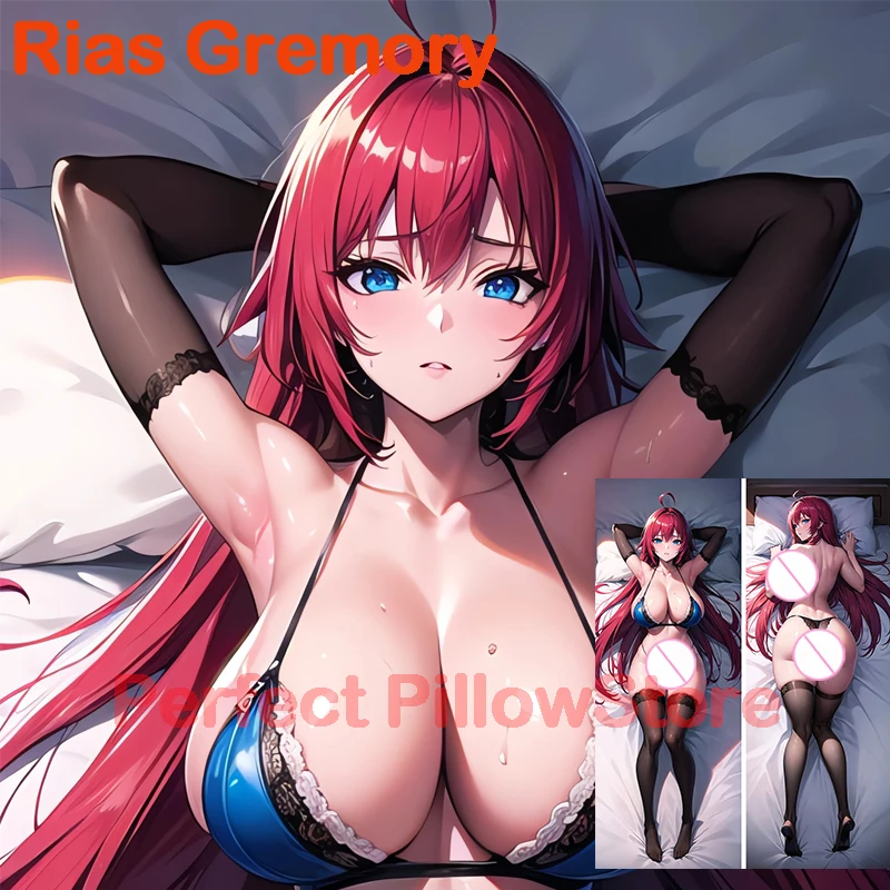 Dakimakura anime Rias Gremory Double-sided Print Life-size body pillows cover Adult pillowcase