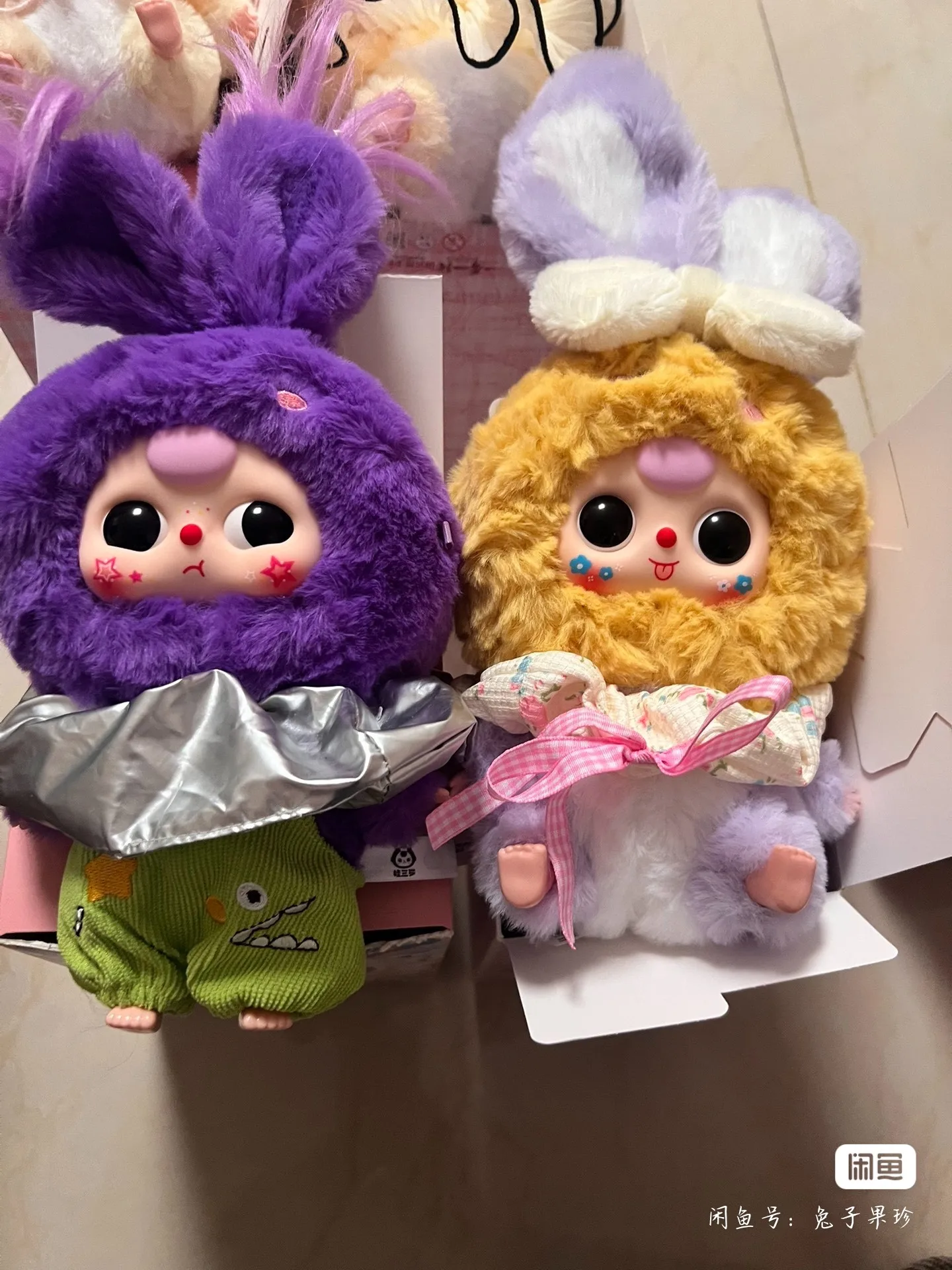 Baby Three Lily Rabbit Town V2 Series мультяшная плюшевая глухая коробка милая кукла кулон орнамент-сюрприз загадочная коробка рождественские подарки