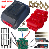 BAT618 10*21700  For BOSCH 18v kits Plastic Case Protection Board PCBA 8A 10A