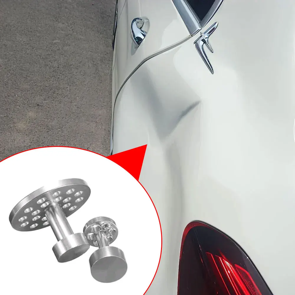 

8pcs Car Aluminum Handle Dent Removal Puller Glue Tabs Set Body Paintless Handle Suction Cup Repair Tools Kit Auto Accessories