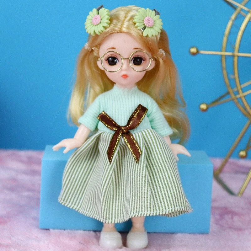 17cm Girl Doll Princess Costume Set Cute Children's Toy Girl Baby Birthday Gift view 5