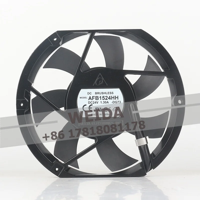 172X150X25MM New Delta DC 24V 1.30A ultra-thin large air volume Force inverter 17225 17CM AFB1524HH cooling fan