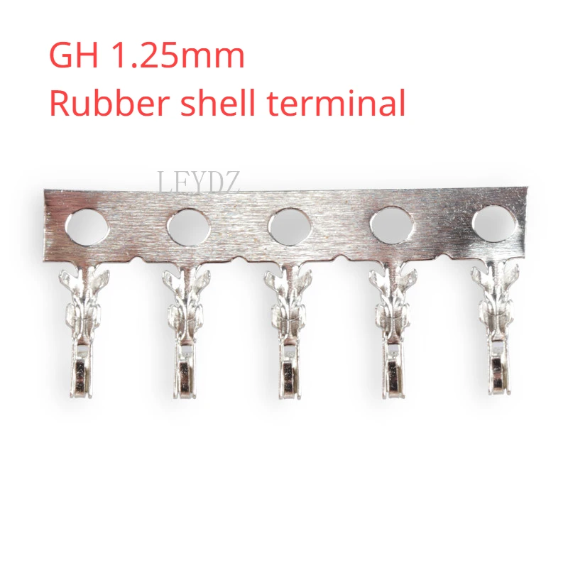 

100pcs/lot GH1.25 Rubber shell terminal 1.25mm spacing spring spring shrapnel crimping terminal