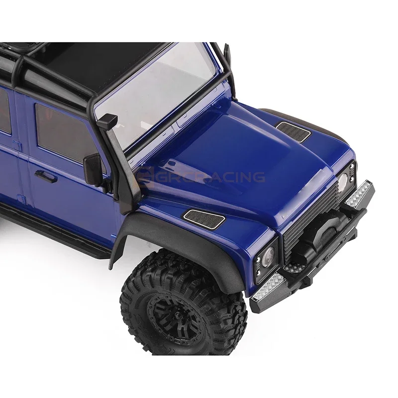 1 Set Simulatie Metalen Voorbumper Anti-Slip Decoratief Stuk Voor 1/18 Rc Crawler Auto Traxxas TRX4-M Verdediger Upgrade Onderdelen