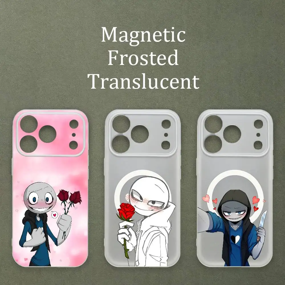 

P-Peter Your B-Boyfriend Printed Case For MagSafe Matte Frosted Semi Clear TPU For iPhone 15 17 16 11 12 14 13 Pro Max