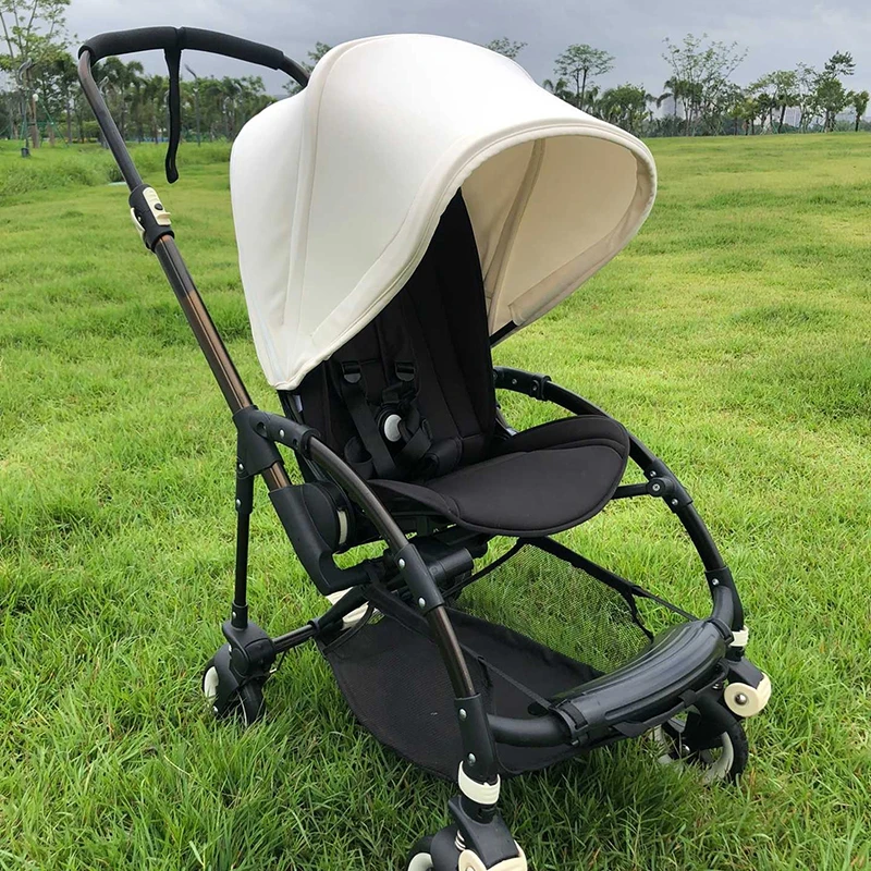 Sun Canopy For Bugaboo Bee 3/5/6 Fox Basket Roof With Mesh Skylight Extendable Large Area Direct Replacement Baby Accessories