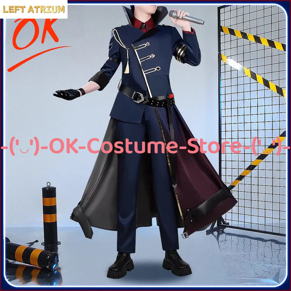 

[Customized Size] NIJISANJI VTuber Kagami Hayato Cosplay Costume ROF-MAO Stage 3D Outfit Halloween Carnival Party Uniform Suit
