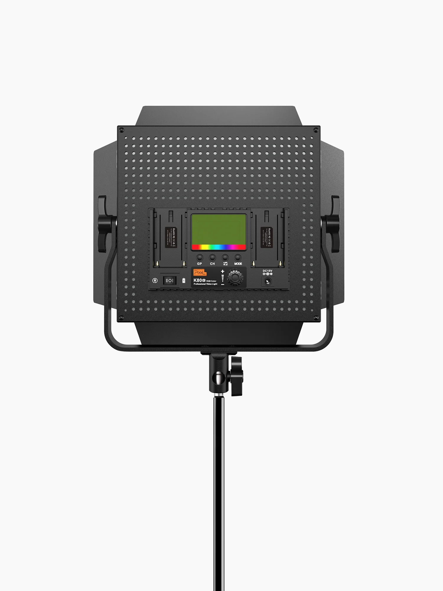 Pixel K80 RGB LED fotografía relleno luz regulable a todo Color, Panel de iluminación de Video para transmisión en vivo, lámpara de estudio fotográfico, nuevo