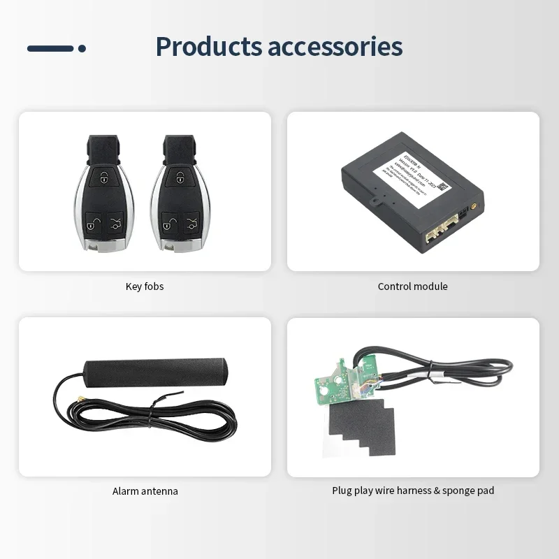 

EASYGUARD Smart Keyless Entry System Fit For BENZ FBS4 2014 And Later Years With Turn Key Start Only