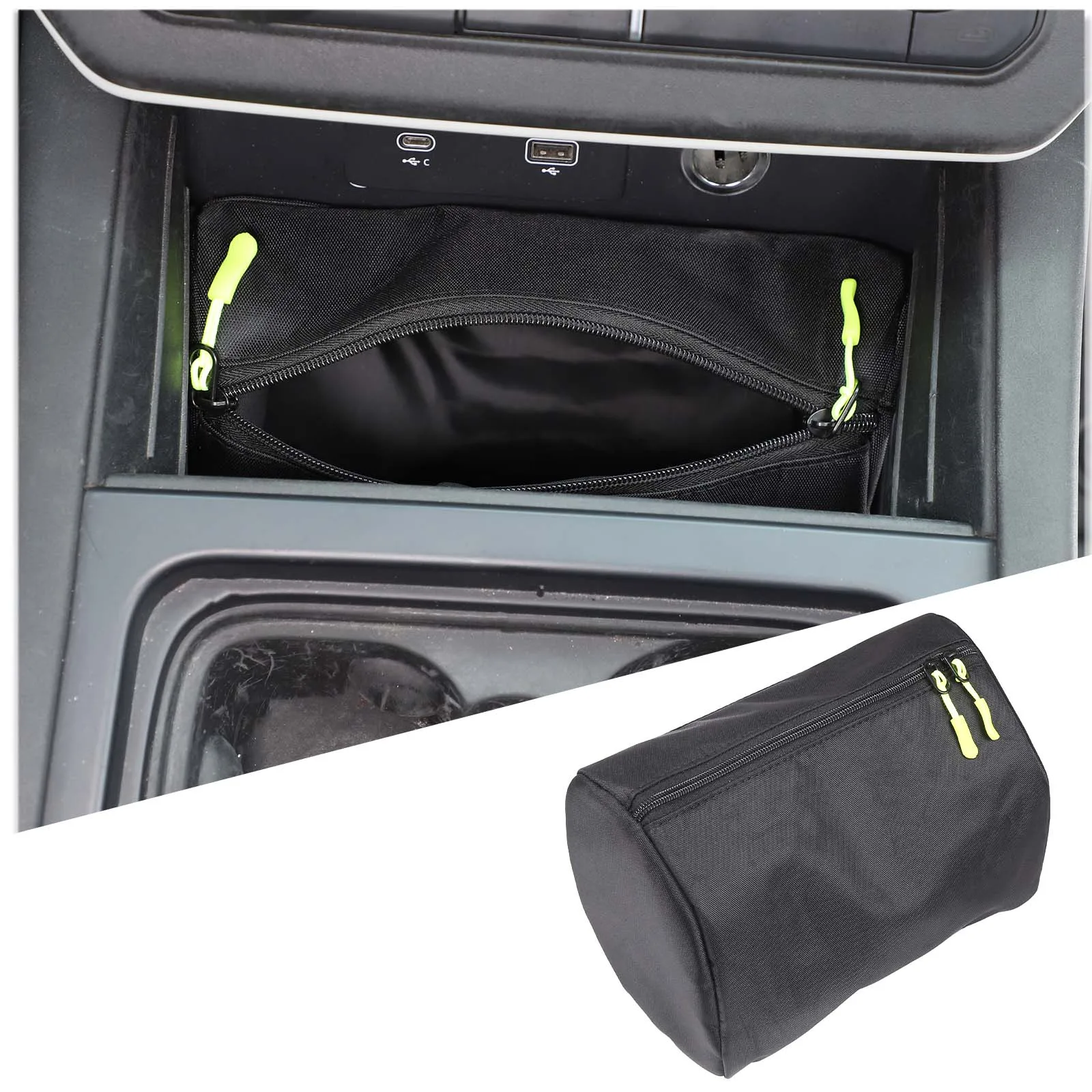 

For Land Rover Defender 90 110 130 2020-2025 Oxford Cloth Car Central Control Gear Shift Storage Bag Interior Accessories