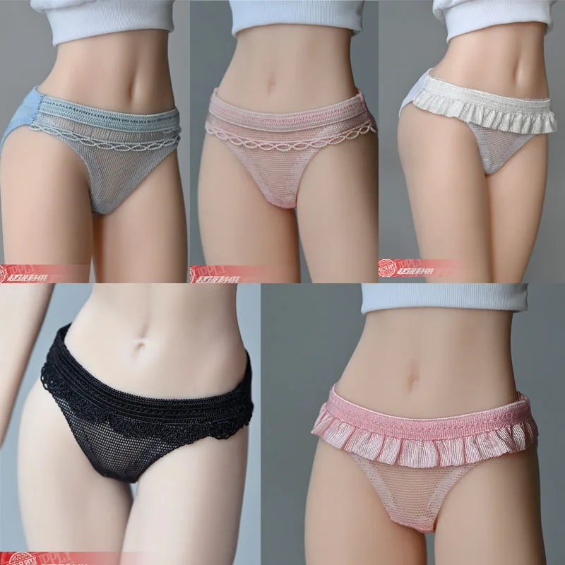 1/6 Scale Female Sexy Lace Briefs Underwear Clothing for 12'' Figures Body Women Action Figure Shorts Doll Shorts Clothes