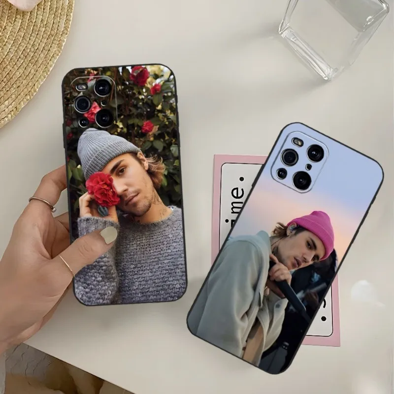 Justin Bieber Phone Case For OPPO Reno 6 Pro 7 Find X3 Neo A54 A55 X5 A16 A57 A92 A93 A74 A94 K9 K9S Back Cover