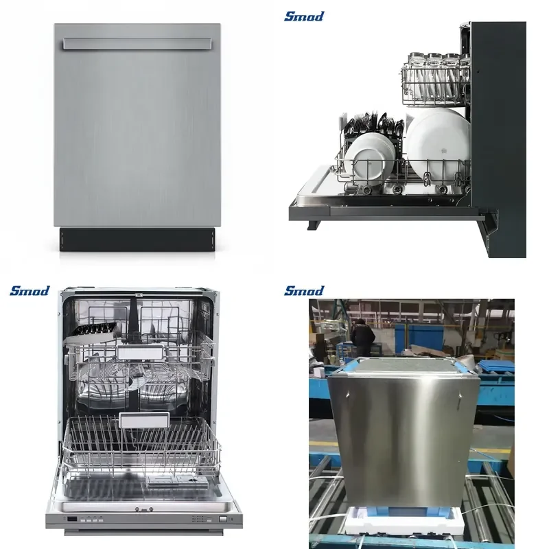 for Built-in Dishwasher 24 inch Stainless Steel Compact Dishwasher 6 Place Settings Table Top Dishwasher Premium Quality Home
