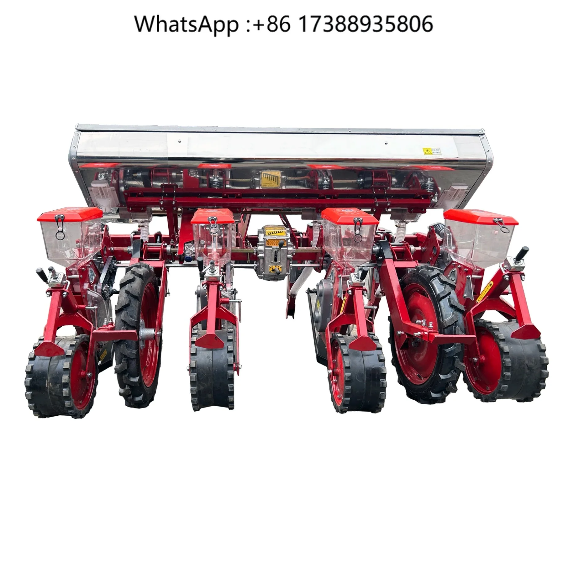Tractor-mounted No-tillage Precision Seeding Mechanical Planter for Maize and Beans with Fertilizer