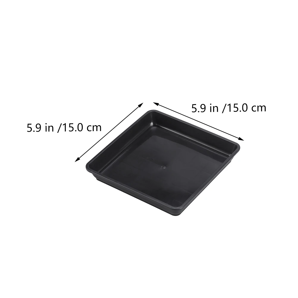 

Plastic Planter Tray Square Flowerpot Saucer Durable PP Material Garden Accessories Plant Pot Bottom Trays Watering Tray Heat