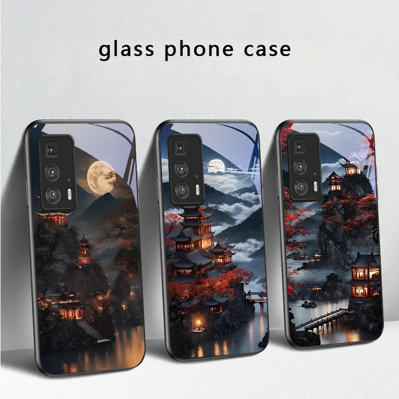 

Moonlight Fairy Trail For Motorola Moto Edge 20 Lite 30 Pro 40 Neo 50 Ultra G45 G54 G55 G75 G84 G85 GPlay 23 Glass Phone Case