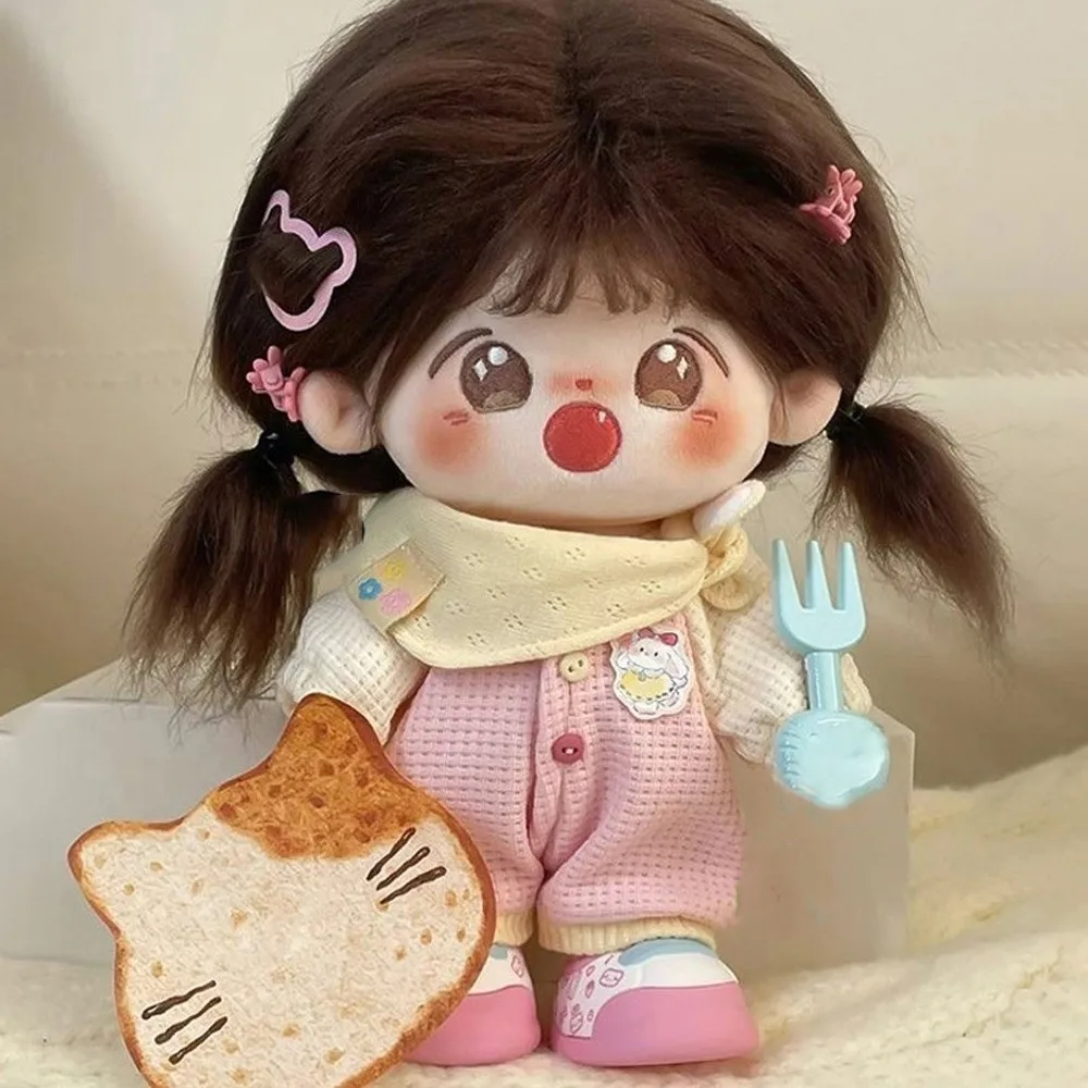 DIY Kleidung Overall 20 cm Baumwolle Puppe Kleidung Lätzchen Cartoon Nette Puppe Kleidung Nette Dress Up Baumwolle Puppe der Kleidung kinder Geschenk