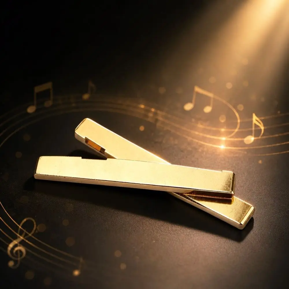 Durable Brass Saddle For Acoustic Guitar Bridge Nut Metal Musical Instrument Parts Stable String Support Polished Surface - view 4