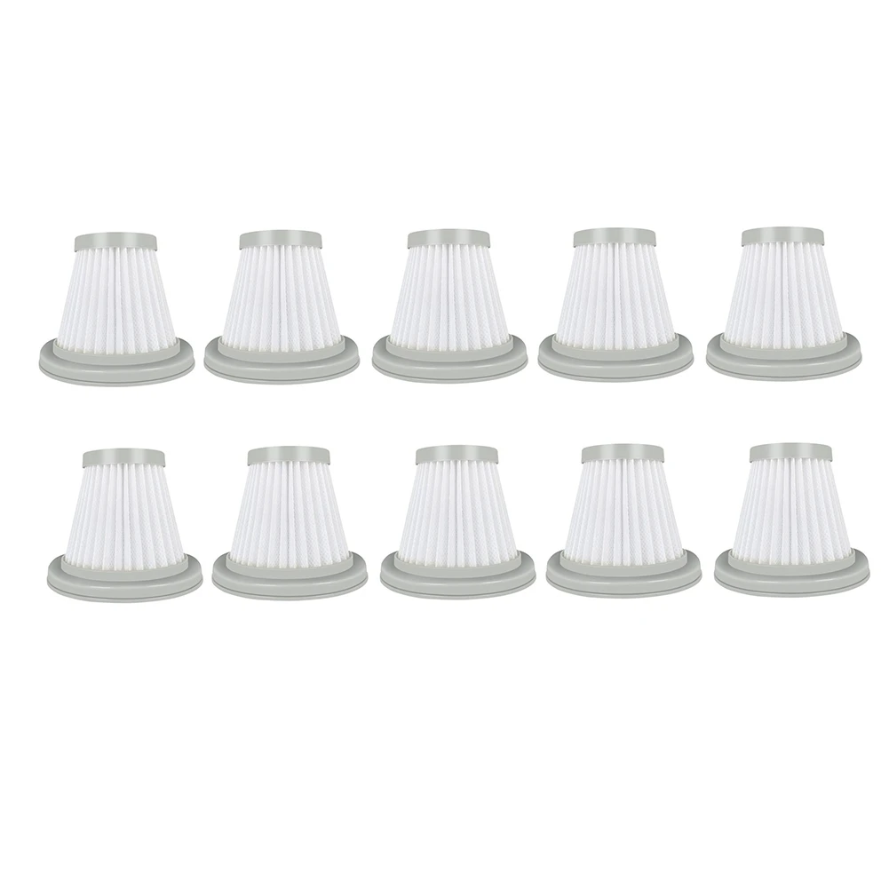 10Pcs Replacement Vacuum Cleaner Parts HEPA Filter for Deerma DX118C DX128C Household Cleaning Vacuum Cleaner