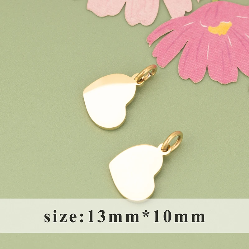 assoonas, 4 Stück/Set, MI64, wasserdichte Schmuckaccessoires, 316L-Edelstahl, Anhänger, Schmuckzubehör, DIY-Anhänger – Detail 5