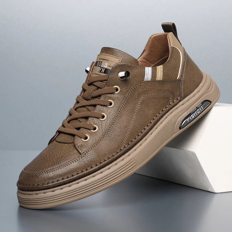 

2025 Men's New Black Vintage Sneakers - Retro Trendy, Lightweight & Versatile for Casual & Sporty Wear