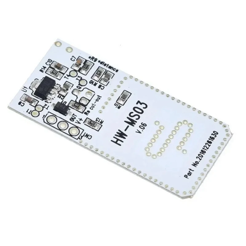 Hoge Prestaties Bewegingssensor HW-MS03 2.4Ghz Tot 5.8Ghz Magnetron Radar Menselijk Lichaam Inductie PIR Schakelaar Module Voor Diy-ABJU