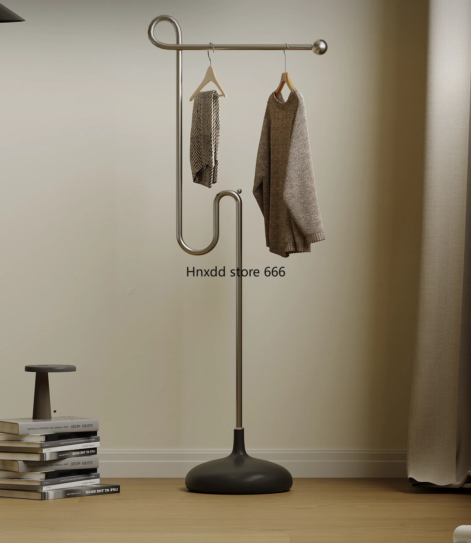 Italian light luxury floor coat rack