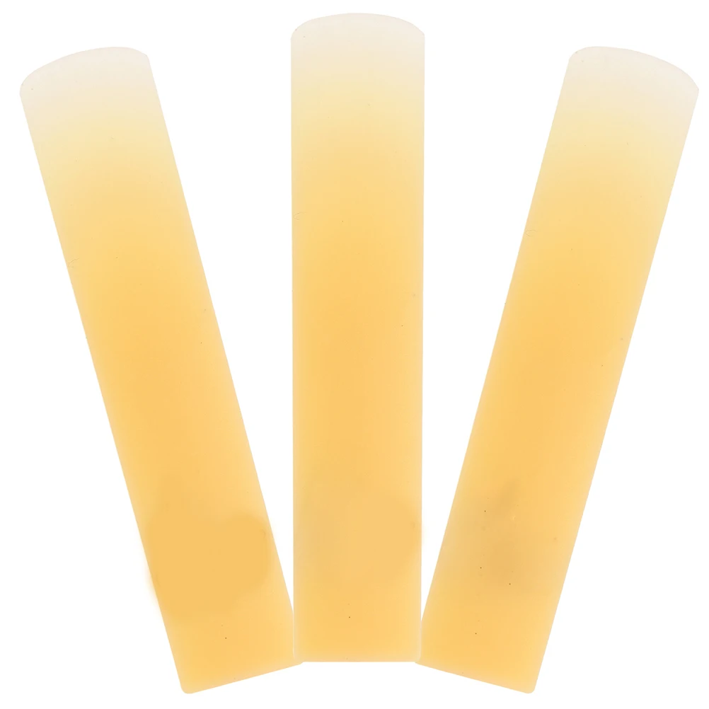 

3Pcs High Quality Resin Clarinet Reeds Moisture Resistant Perfect for Daily Practice Performance Clarinet Maintenance Kit