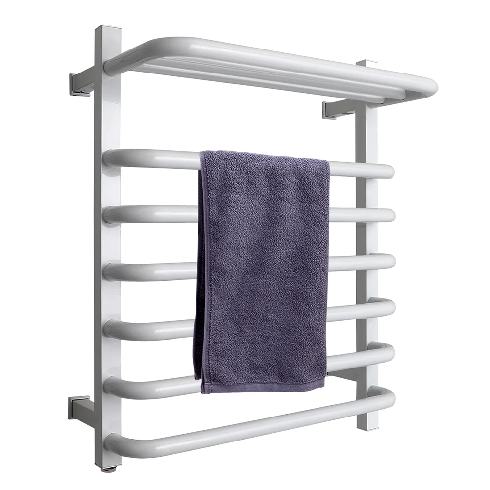 Bath Towel Rack for Bathroom, Towel Heater Shelf, Electric Heated Rail, Storage Shelves, Organization