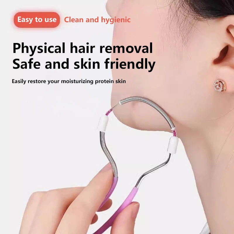 Facial Hair Remover For Women.Remove Unwanted Hair On Upper Lip,Chin,Face,Or Neck The Original Remover Spring For Unsightly Hair