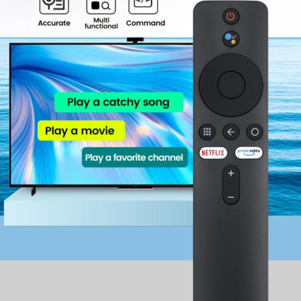جهاز التحكم عن بعد للتلفزيون XMRM-00A XMRM-006 جهاز التحكم عن بعد الصوتي لـ Mi 4A 4S 4X 4K Ultra HD Android TV ForXiaomi-MI BOX S BOX 3 Box 4K/Mi Stick