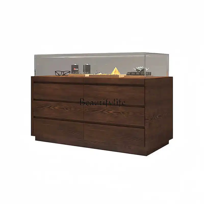 

*Jewelry Table Sample Exhibition Shopping Mall Glass Display Cabinet