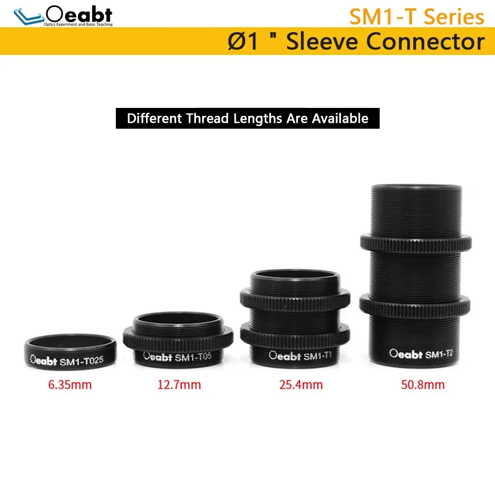 

SM1-T Series Ø 1 Inch Lens Sleeve Connector Adapter Laminated SM1 Threaded Optical Experiment Scientific Research Laboratory