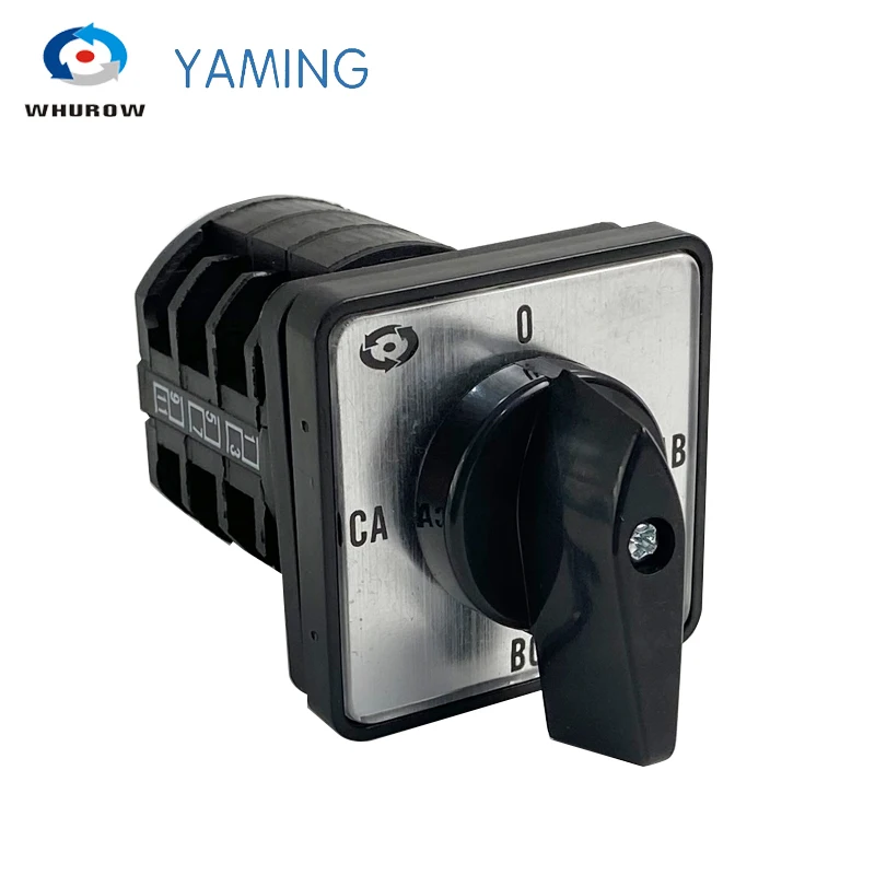 

Voltage Measuring Switch LW8-10YH3/3 Three-phase 10A Conversion Voltmeter Universal Transfer Rotary Cam Switch