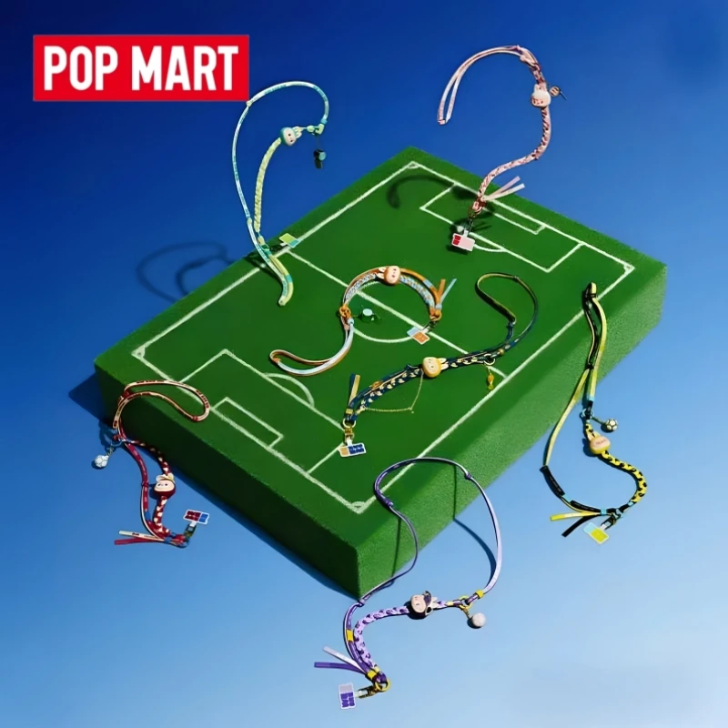 

Bew Hot Genuine In Stock Popmart Labubu The Monsters X Football Series Long Hanging Rope Surprise Blind Box Collection Cute Gift