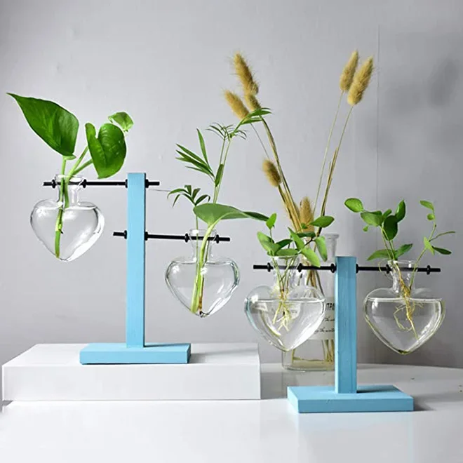 Dropship Colorful Desktop Hydroponic Glass Vase Vintage Plant Terrarium Water Planting Vase for Home Garden Wedding Decor