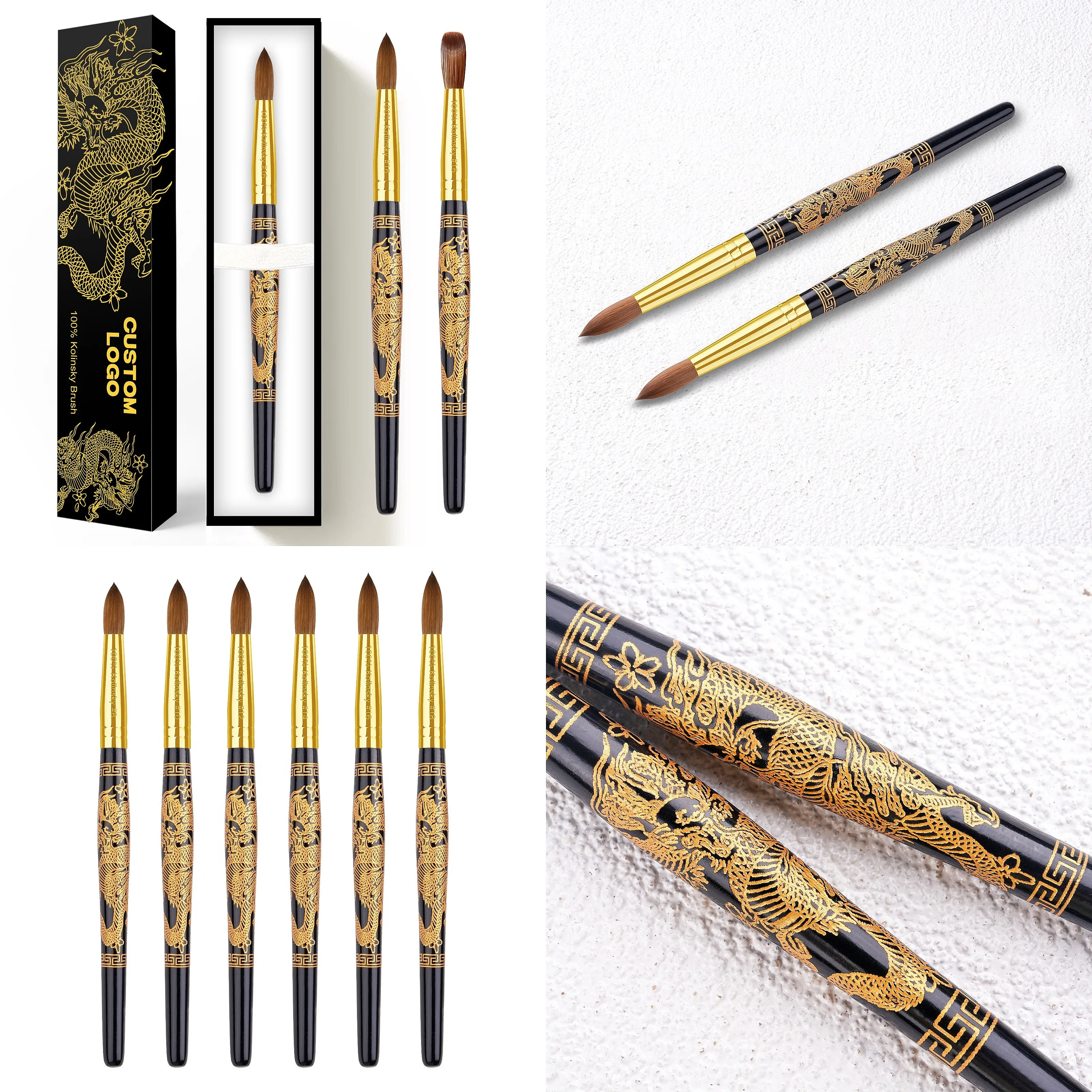 Woodworking Nails - Pincel de Unhas de Acrílico com